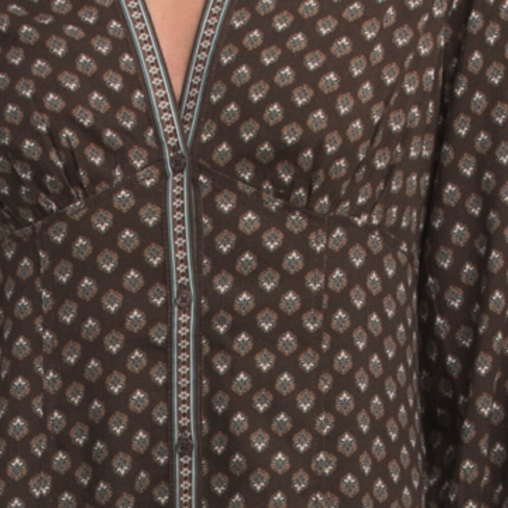 MAX STUDIO Three-quarter Sleeve Maxi Dress - Picture 3 of 5